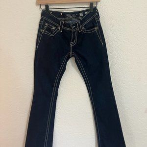 miss me low rise boot cut jeans size 25